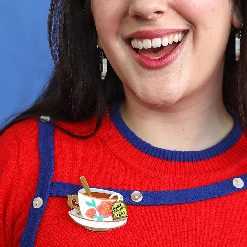 ERSTWILDER | BROOCHES | Fancy a Cuppa Brooch