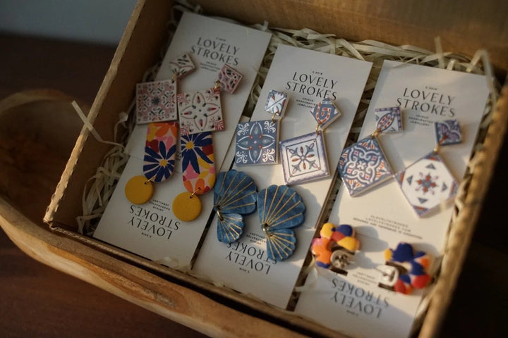 LOVERLYSTORKES | 戲水派對 2.0 皮草垂墜耳環