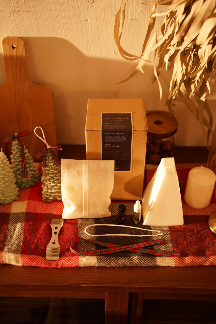 SOY WAX|      CANDLE DIY KIT | CHRISTMAS TREE