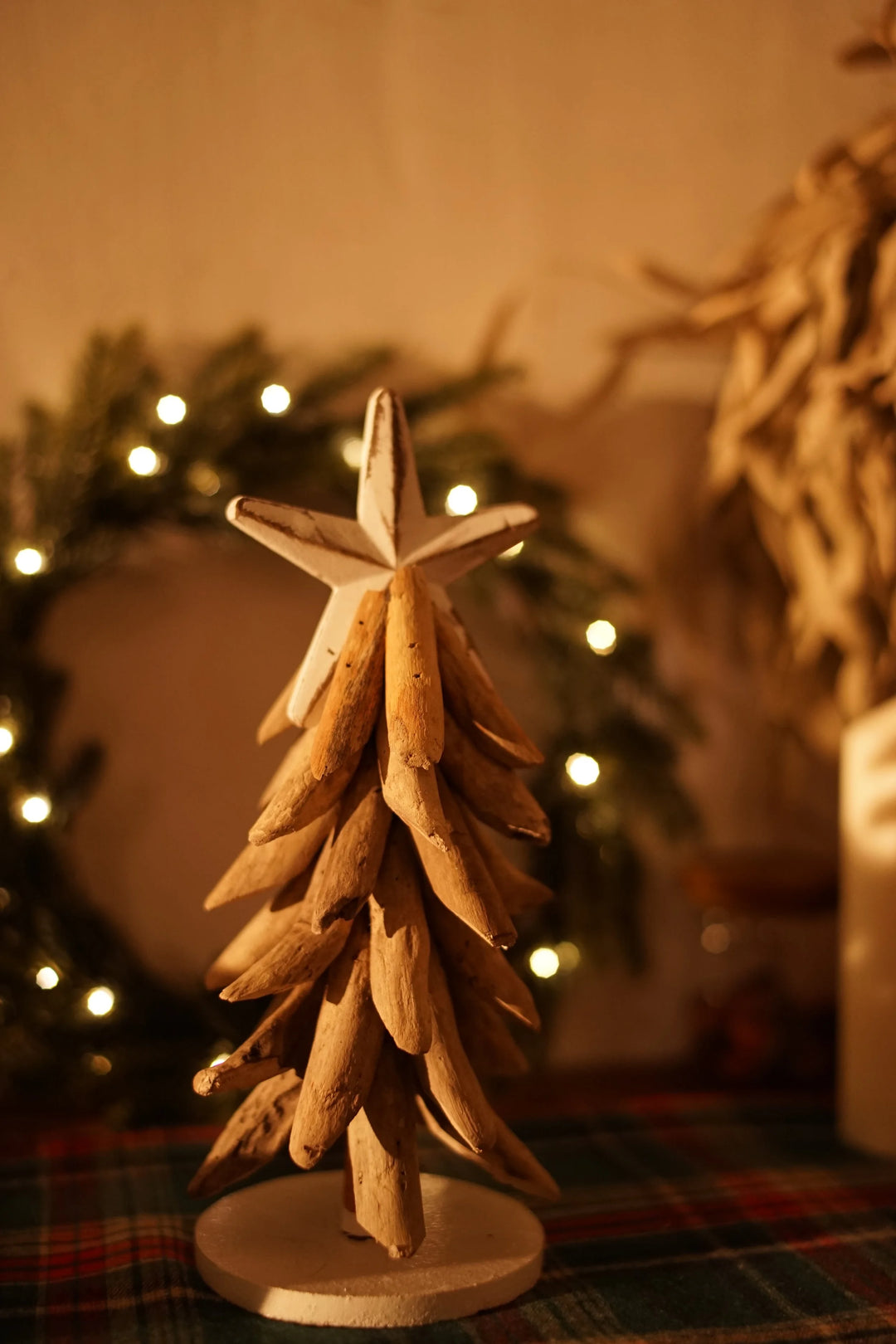 This handcrafted Christmas tree is different from the go-to ones, it doesn’t wither or need watering. Wrap around with Christmas lights, a sweet company with your Netflix night.