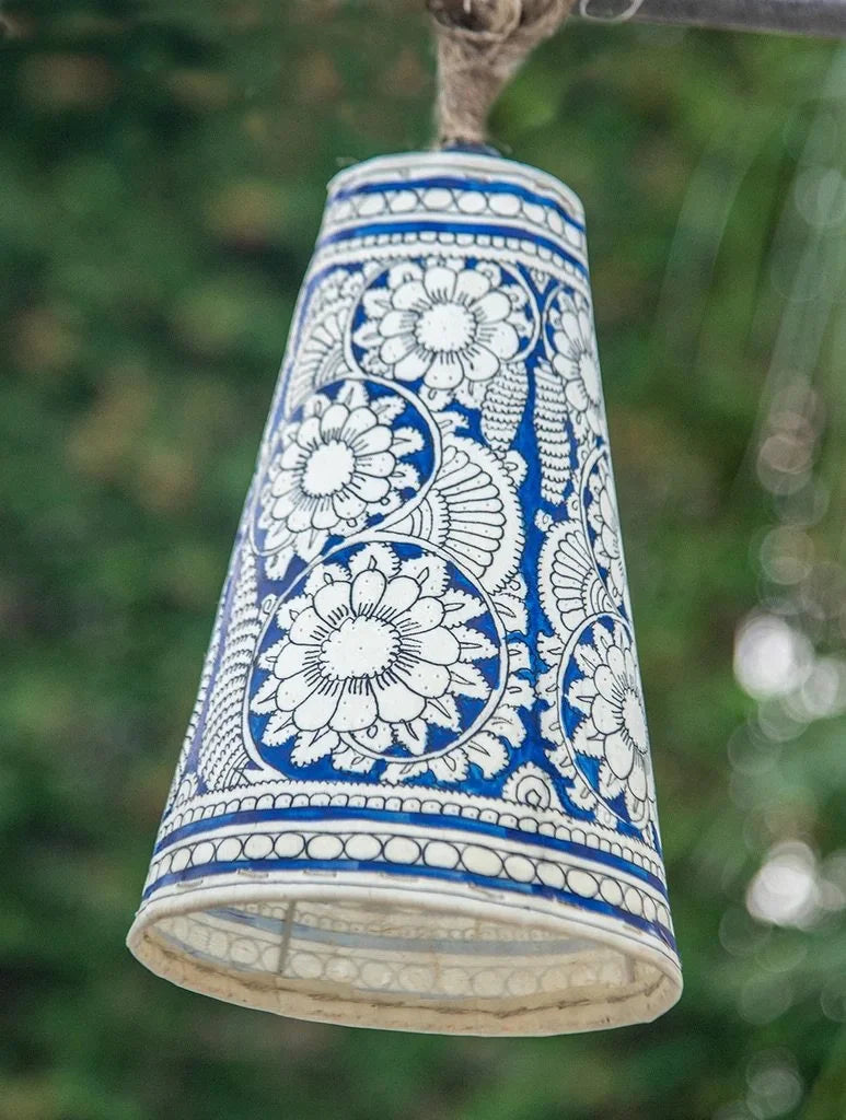 HANDMADE | Natural Lamp Shade | Porcelain Flowers
