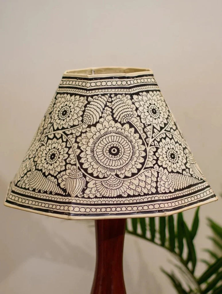 HANDMADE | Natural Lamp Shade | Peacocks &amp; Flora