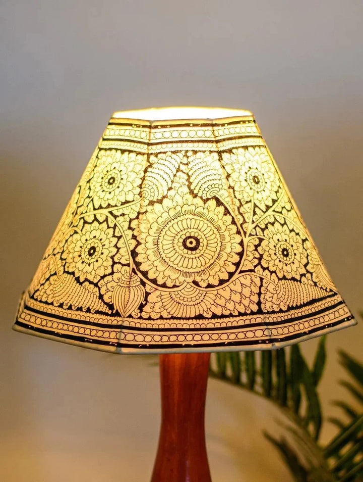 HANDMADE | Natural Lamp Shade | Peacocks &amp; Flora
