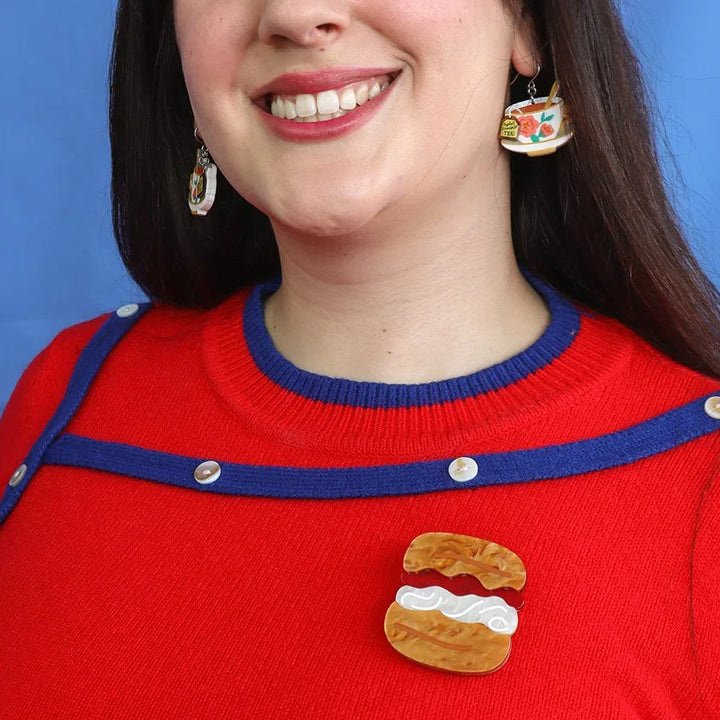 ERSTWILDER | BROOCHES | The Great British Scone Brooch