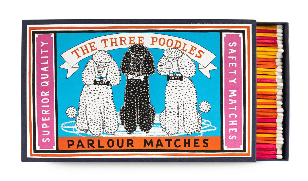 ARCHIVIST | Safety Matches | The Three Poodles Giant Matchbox
