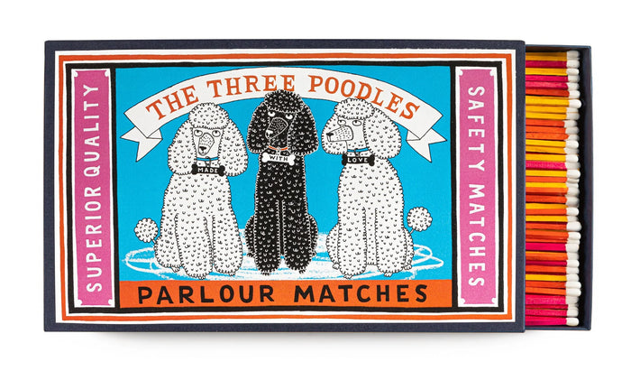 ARCHIVIST | Safety Matches | The Three Poodles Giant Matchbox