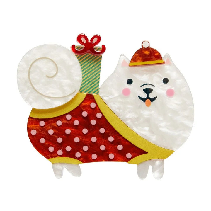 ERSTWILDER | BROOCHES | Santa Paws Brooch
