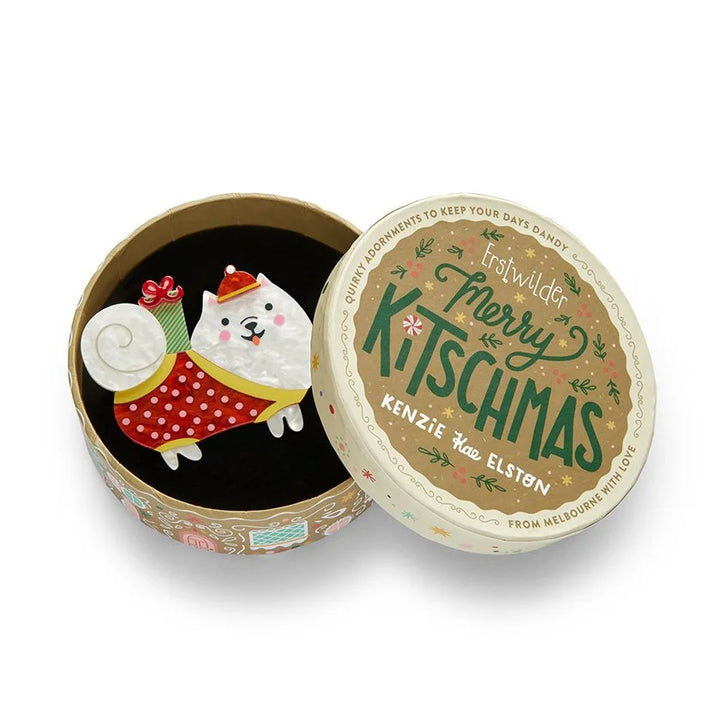 ERSTWILDER | BROOCHES | Santa Paws Brooch