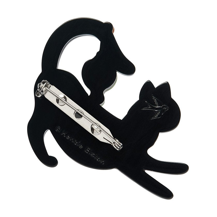 ERSTWILDER | BROOCHES | Feline Festive Brooch