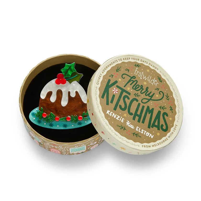 ERSTWILDER | BROOCHES | Pudding For All Brooch
