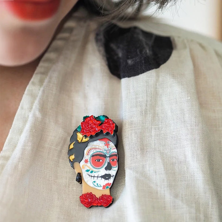 ERSTWILDER | BROOCH | Frida Calavera