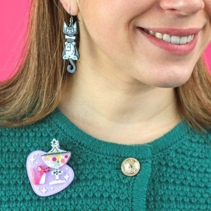 ERSTWILDER | BROOCHES | Shirley the Sweetest Mouse Brooch