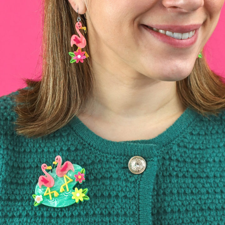 ERSTWILDER | 胸針 | 讓我們去跳紅鶴舞胸針