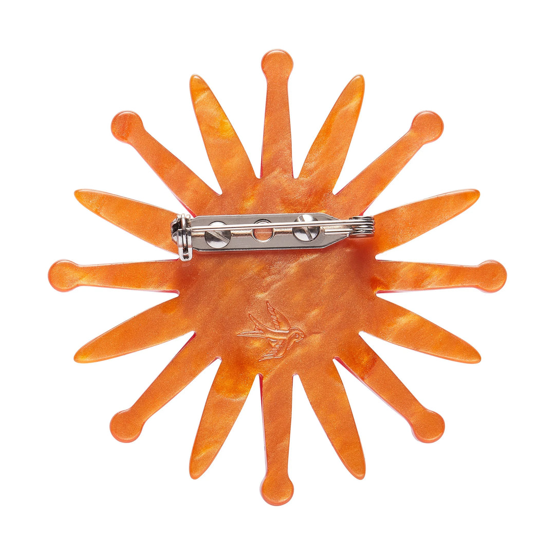 ERSTWILDER | BROOCHES | Starburst Clock Brooch