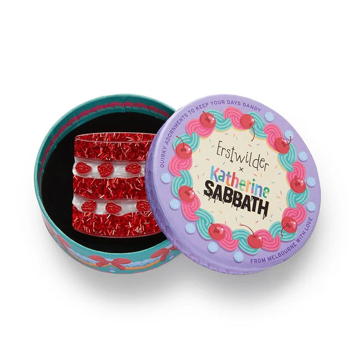 ERSTWILDER | BROOCHES | Glamington Cake Brooch