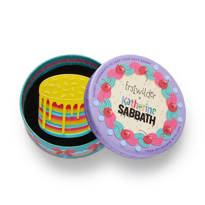 ERSTWILDER | BROOCHES | Rainbow Cake Brooch