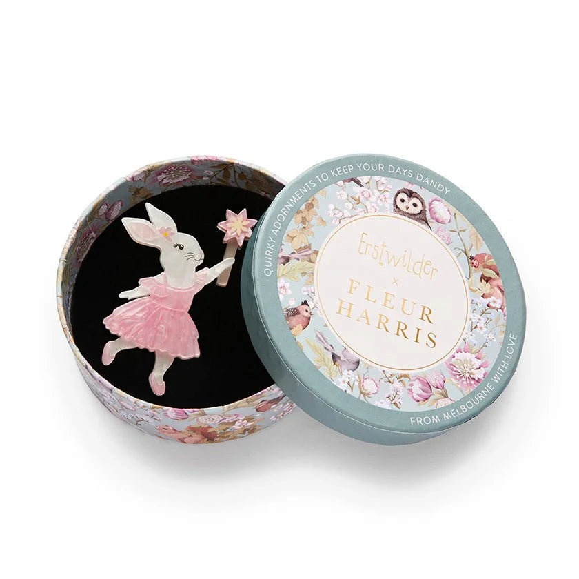 ERSTWILDER | BROOCHES | Ballerina Bunny Brooch