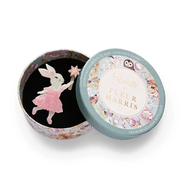ERSTWILDER | BROOCHES | Ballerina Bunny Brooch