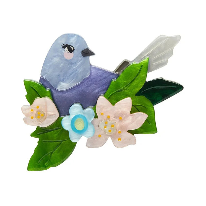 ERSTWILDER | BROOCHES | Gentle Bluebird Brooch