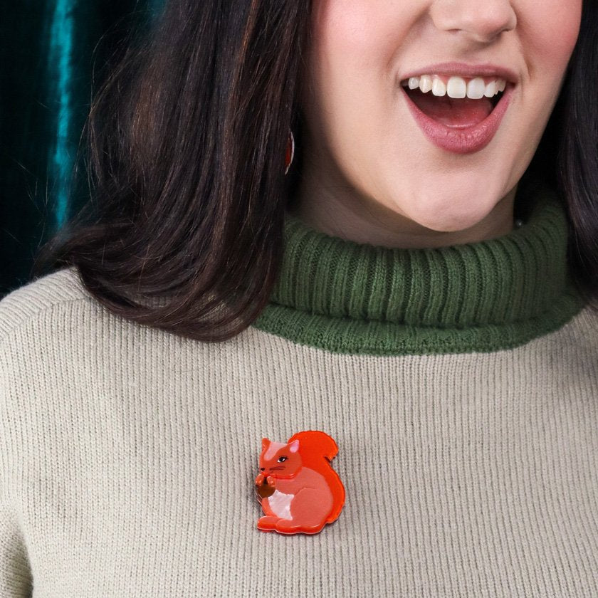 ERSTWILDER | BROOCHES | Cheeky Squirrel Brooch