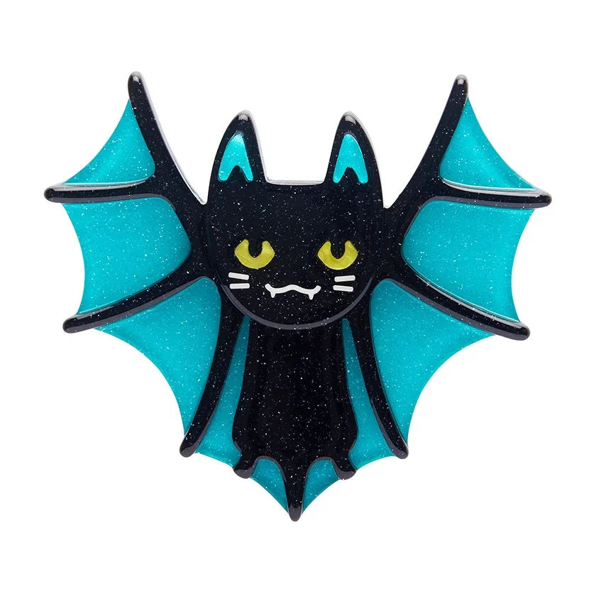 ERSTWILDER | BROOCHES | Bat Cat Brooch