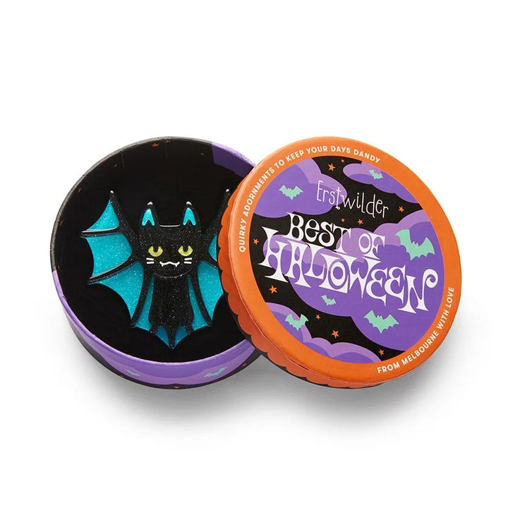 ERSTWILDER | BROOCHES | Bat Cat Brooch