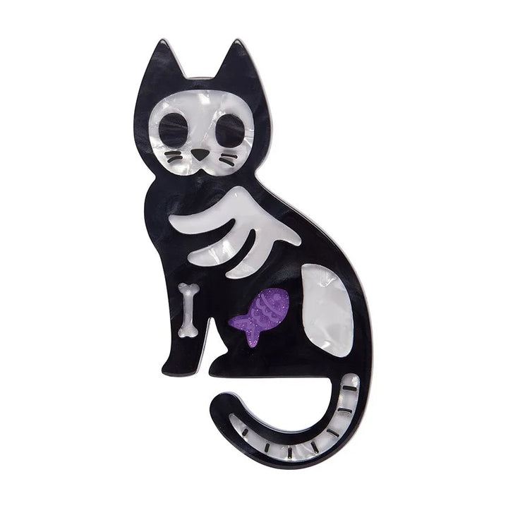 ERSTWILDER | BROOCHES | Tabby Tombstone Brooch
