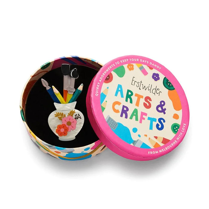 ERSTWILDER | BROOCHES | Strokes of Genius Brooch