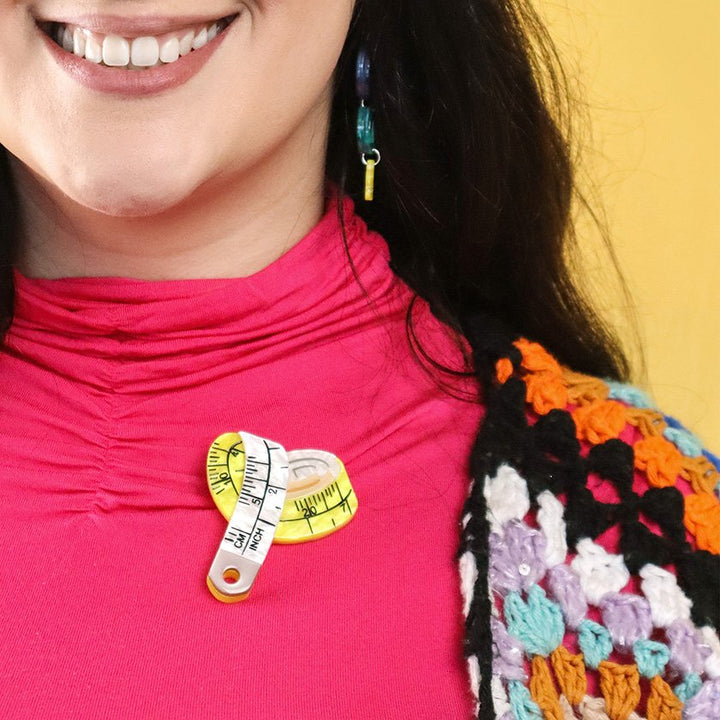 ERSTWILDER | BROOCHES | Measure Up Brooch