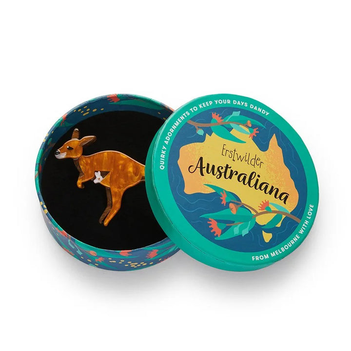ERSTWILDER | BROOCHES | Joy the Kangaroo Brooch