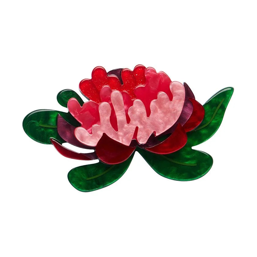 ERSTWILDER | BROOCHES | Seen from Afar Waratah Brooch