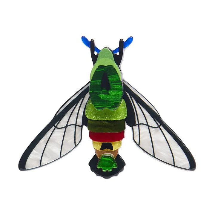 ERSTWILDER | BROOCHES | Glimmer the Hawk Moth Brooch
