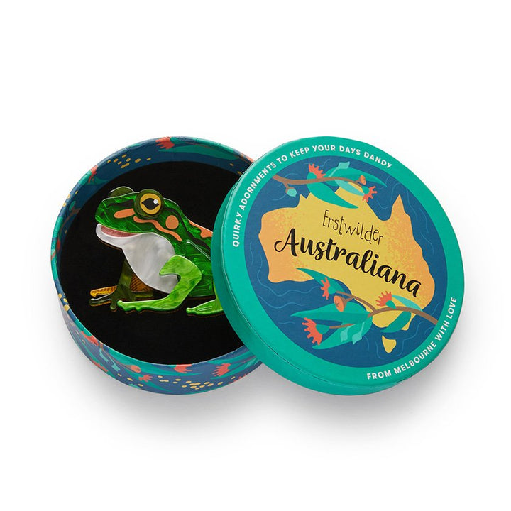 ERSTWILDER | BROOCHES | Frodo the Frog Brooch