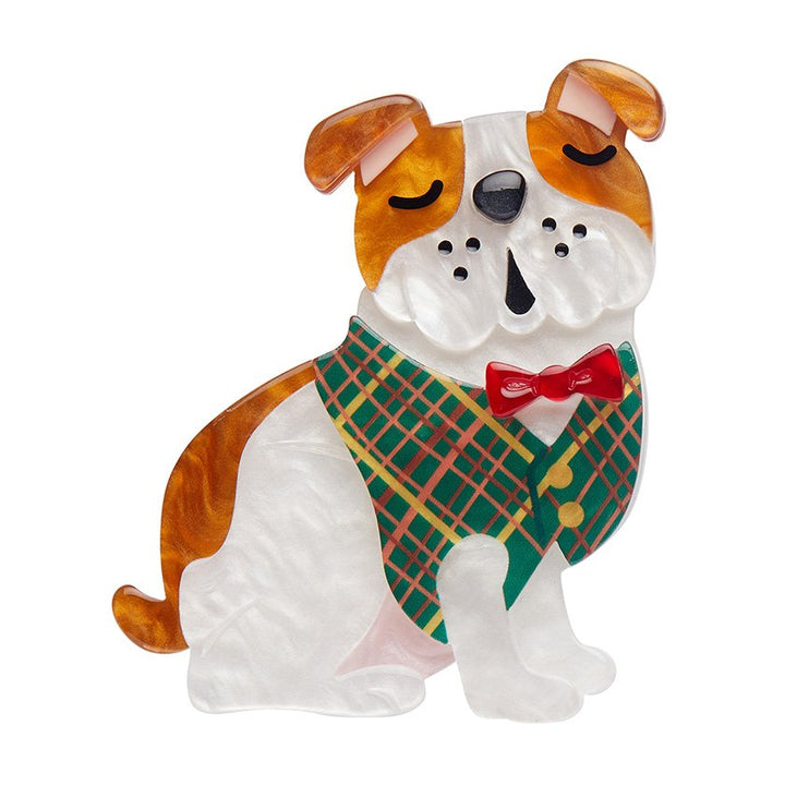 ERSTWILDER | BROOCHES | Barney the British Bulldog Brooch