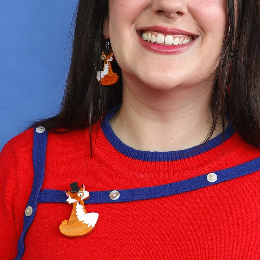 ERSTWILDER | BROOCHES | Felix the Fox Brooch