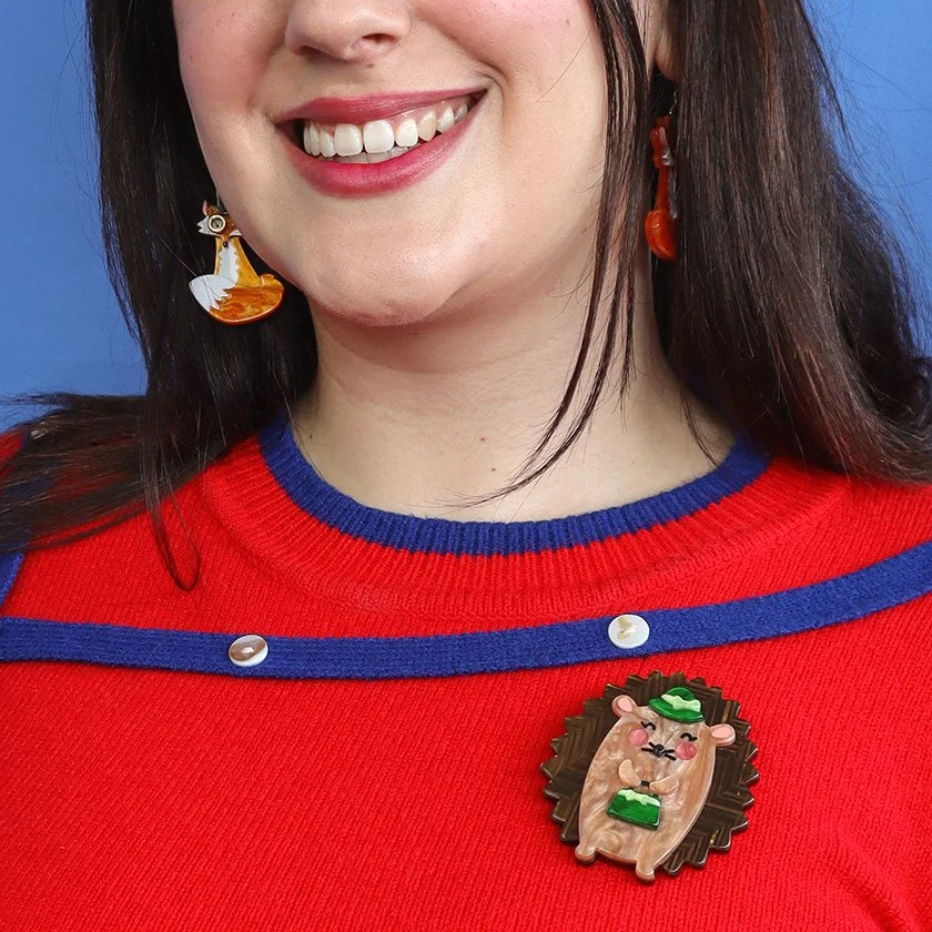 ERSTWILDER | BROOCHES | Harriet the Hedgehog Brooch