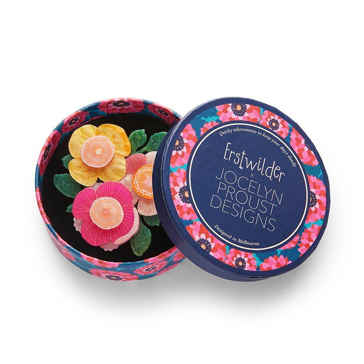 ERSTWILDER | BROOCHES | Pretty Poppies Brooch