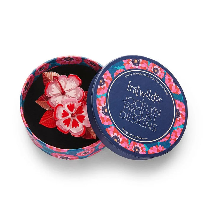 ERSTWILDER | BROOCHES | Halcyon Hibiscus Brooch