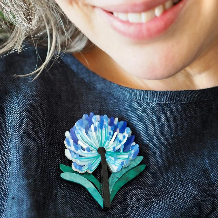 ERSTWILDER | BROOCHES | Abundant Agapanthus Brooch