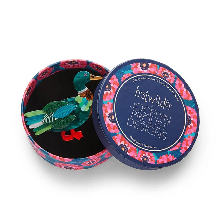 ERSTWILDER | BROOCHES | Mighty Mallard Brooch