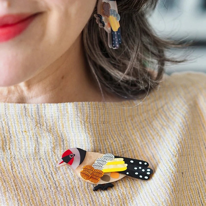ERSTWILDER | BROOCHES |  Go for Goldfinch Brooch