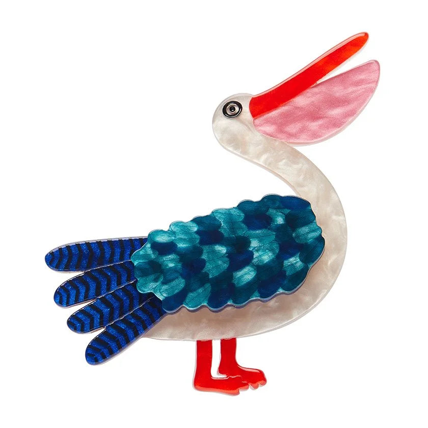 ERSTWILDER | BROOCHES |  Pelican Perfection Brooch