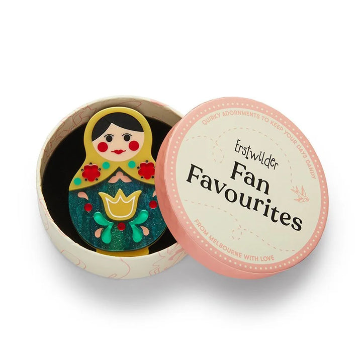 ERSTWILDER | BROOCHES | Matryoshka Memories Brooch