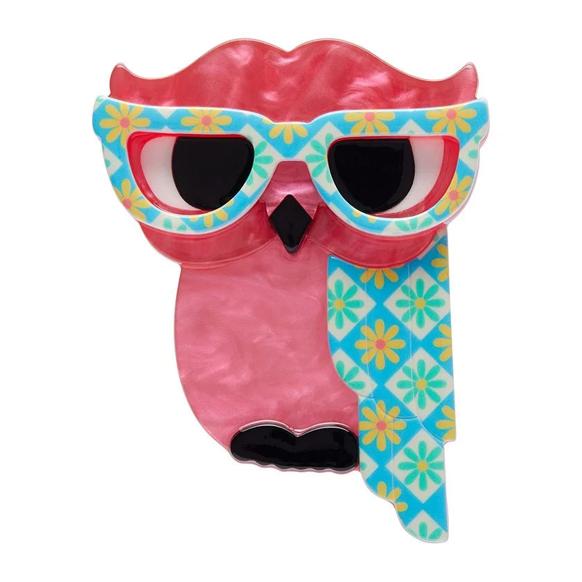 ERSTWILDER | BROOCHES | Waldo the Wacky Wise Owl