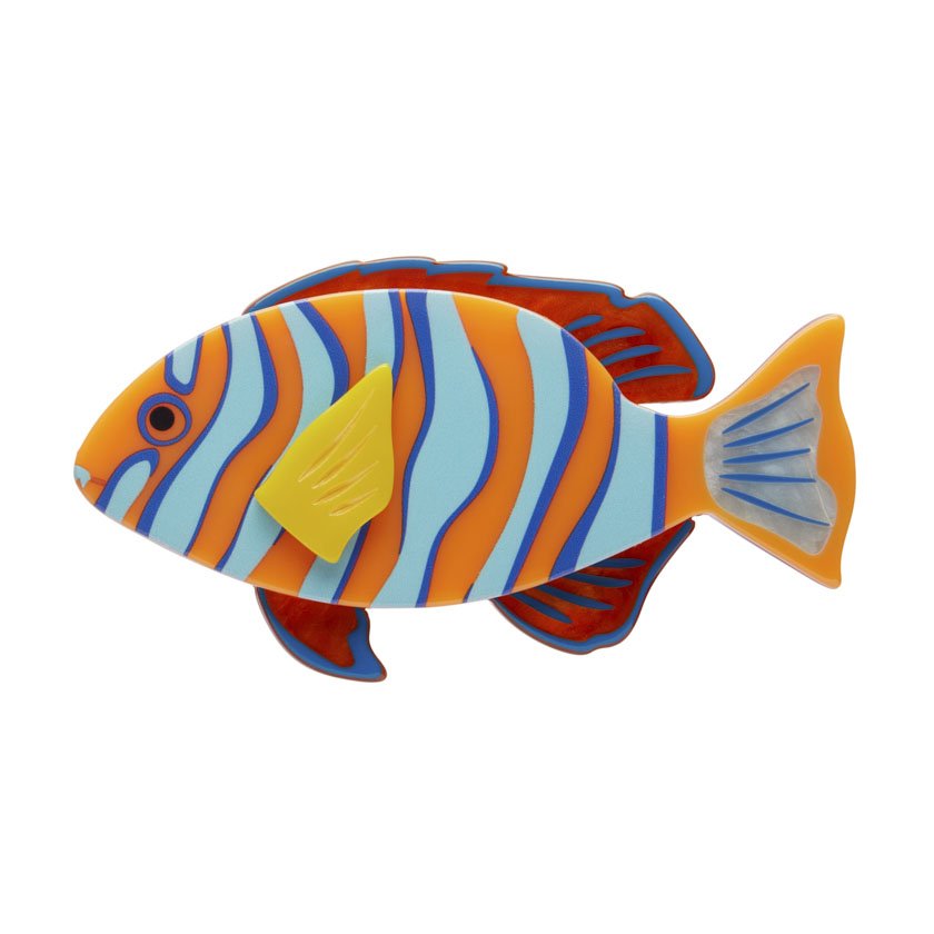 ERSTWILDER | BROOCHES | Harlequin Tuskfish Brooch