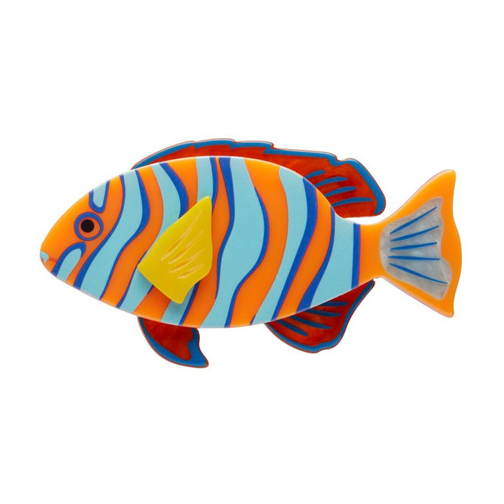 ERSTWILDER | BROOCHES | Harlequin Tuskfish Brooch
