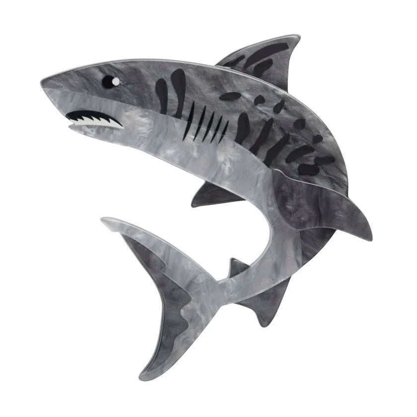 ERSTWILDER | BROOCHES | Tiger Shark Brooch