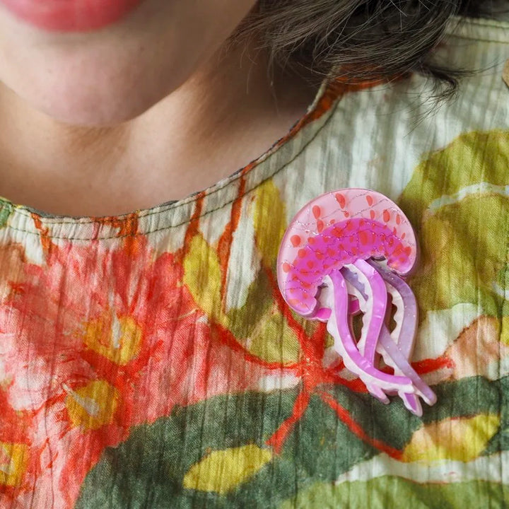 ERSTWILDER | BROOCHES | Mauve Stinger Jellyfish Brooch