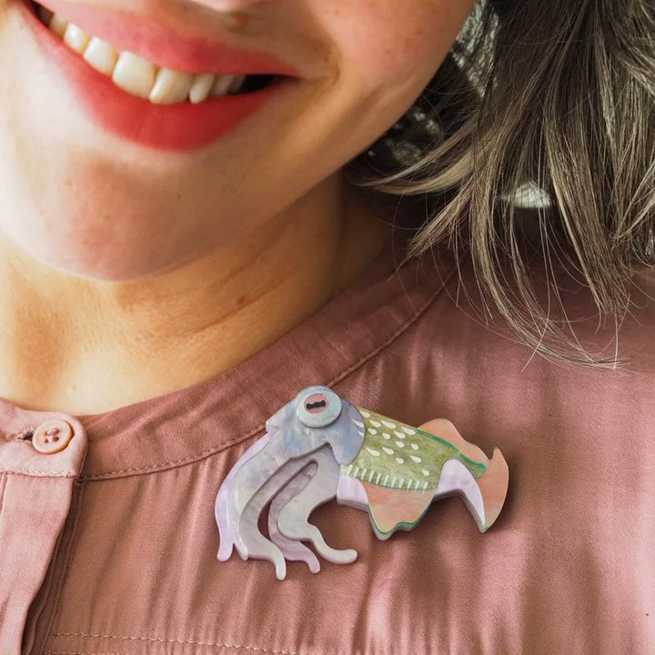 ERSTWILDER | BROOCHES | Hedley’s Cuttlefish Brooch