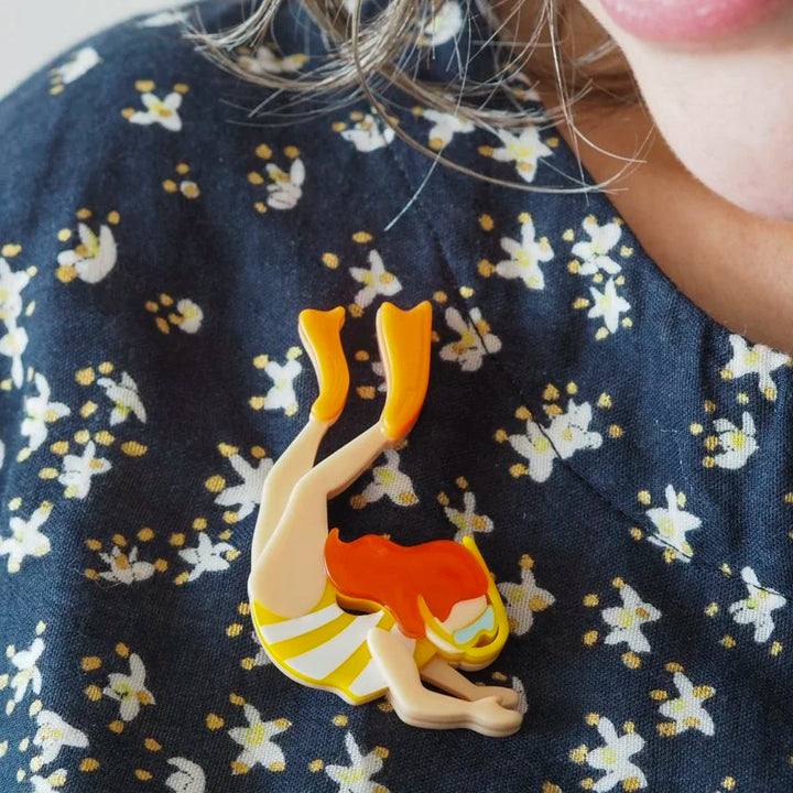 ERSTWILDER | BROOCHES | Snorkeler Sheree Brooch